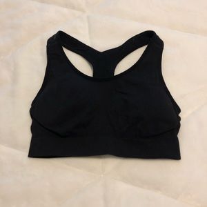 Black Sports Bra